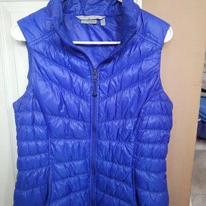 Athleta Blue Puffer Vest